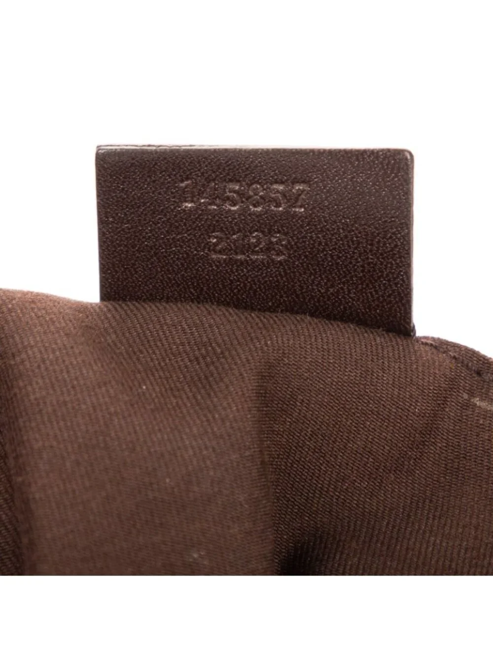 Gucci Vintage Flap Messenger Beige Dark Brown GG Canvas